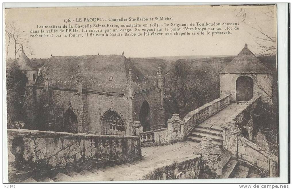 56 Le Faouet  Chapelles St Barbe Et St Michel - Faouët