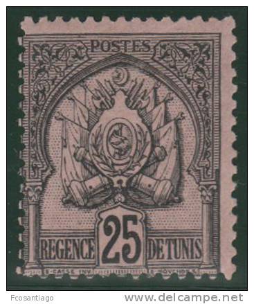 TUNEZ 1888/93 - Yvert #16 - MLH * - Tunisia (1956-...)