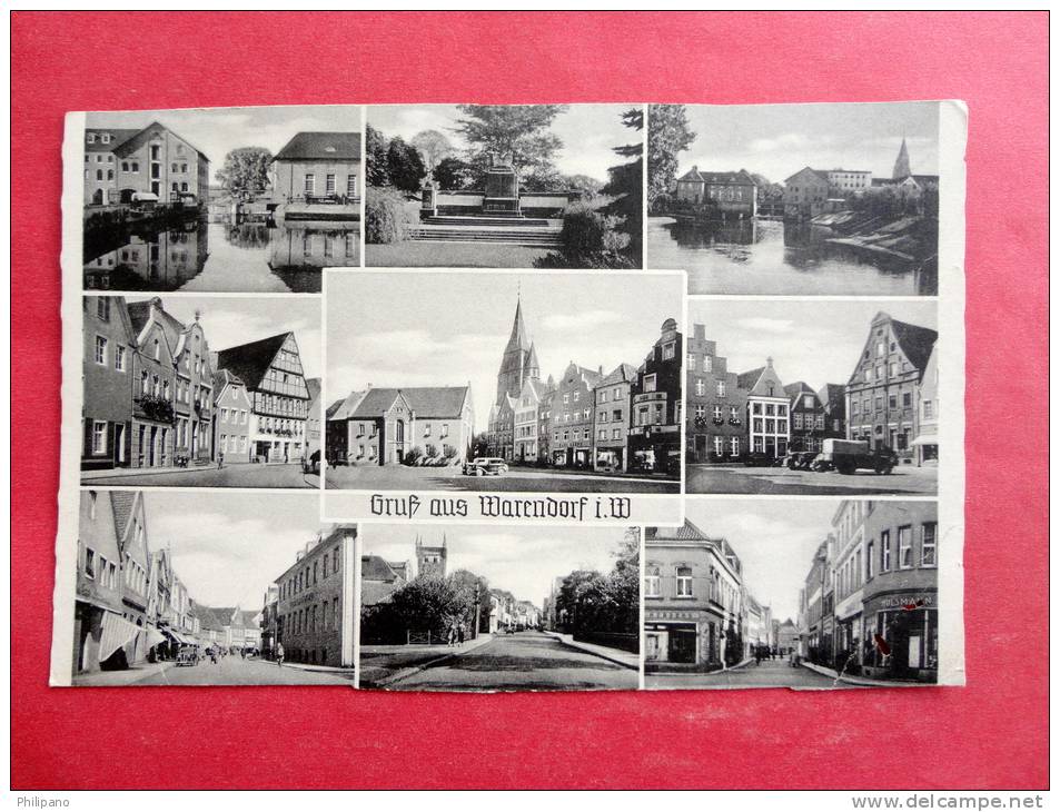 Germany > North Rine-Westphalia > Warendorf --2 Holes Punched Lower Righ Not Mailed   -----        ----------- Ref  860 - Warendorf