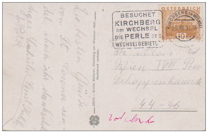 Kirchberg Am Wechsel  (NK) - Autres & Non Classés