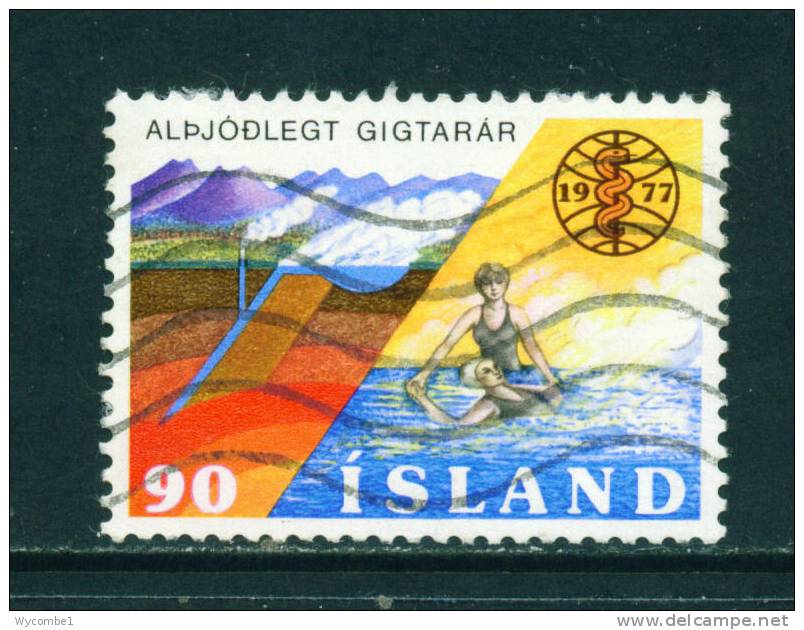 ICELAND - 1977 Rheumatism Year 90k Used (stock Scan) - Oblitérés