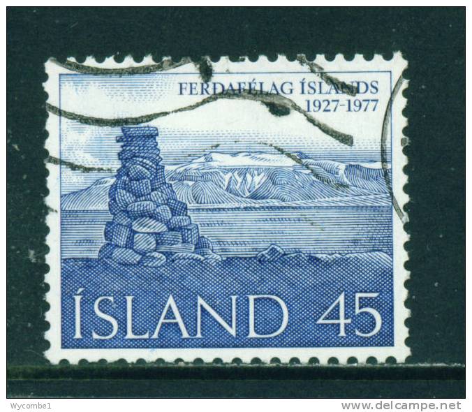 ICELAND - 1977 Touring Club 45k Used (stock Scan) - Used Stamps