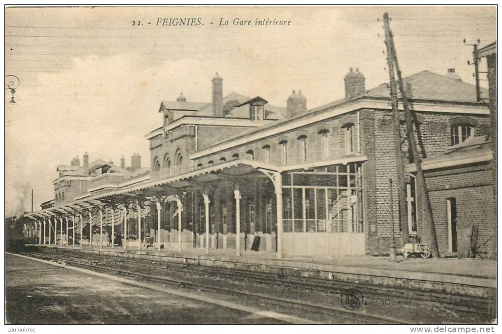 59 FEIGNIES LA GARE INTERIEURE - Feignies