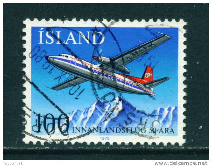 ICELAND - 1978 Domestic Flights 100k Used (stock Scan) - Used Stamps