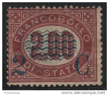 ITALIA 1878 - Yvert #30 (Fiscal) - MLH * (Rare!) - Steuermarken