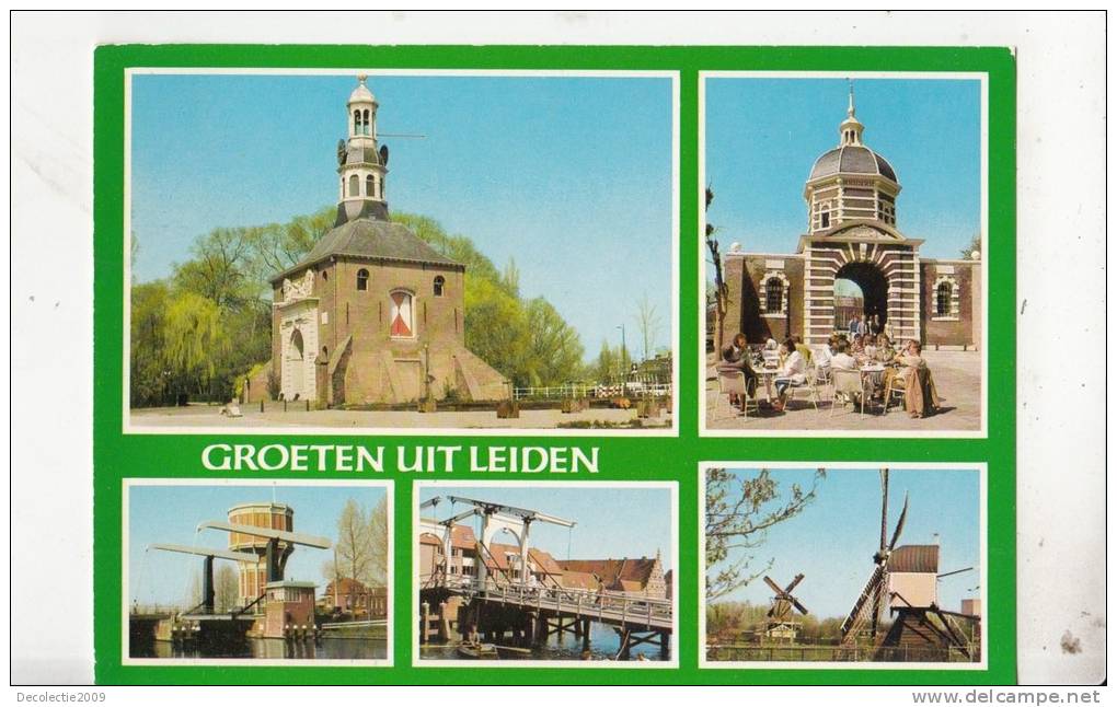 BT1921 Groeten Uit Leiden   2 Scans - Leiden