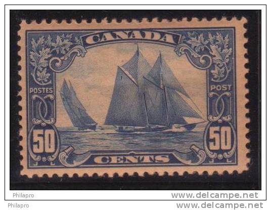 CANADA BATEAUX YVERT N°138 * Avec Charnière   Cote 2006  170€ - Neufs