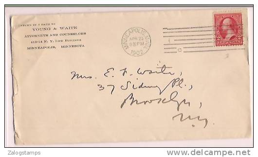 USA Commercial Cover,  Stamp, Postal Markings, Stone Company (100158) - Briefe U. Dokumente