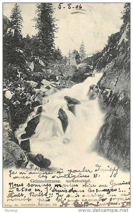 Fev13 1581 : Grimselstrasse  -  Aerlenbachfall - Erlenbach Im Simmental