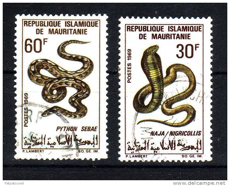 Mauritanie YV 265/5 O 1969 Serpents - Snakes