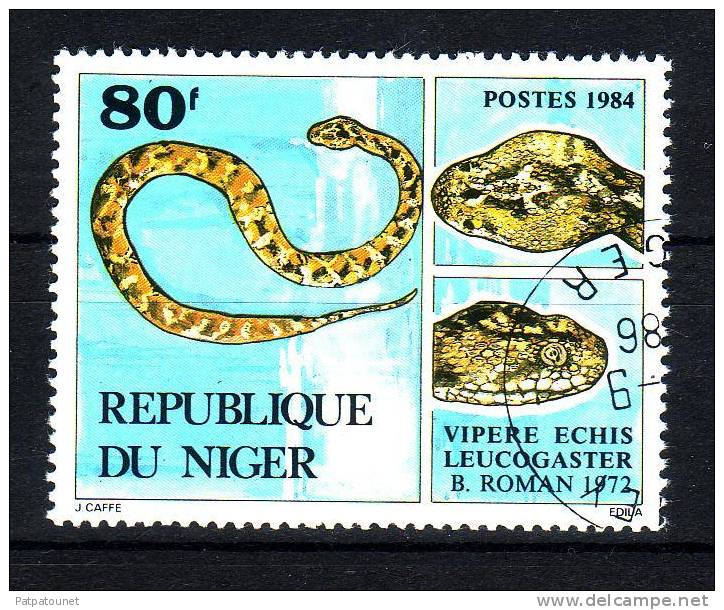 Niger YV 653 O 1984 Vipère - Serpents