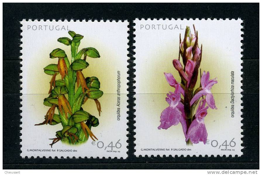 Portugal** N° 2654/2655 -  Fleurs : Orchidées - Ongebruikt
