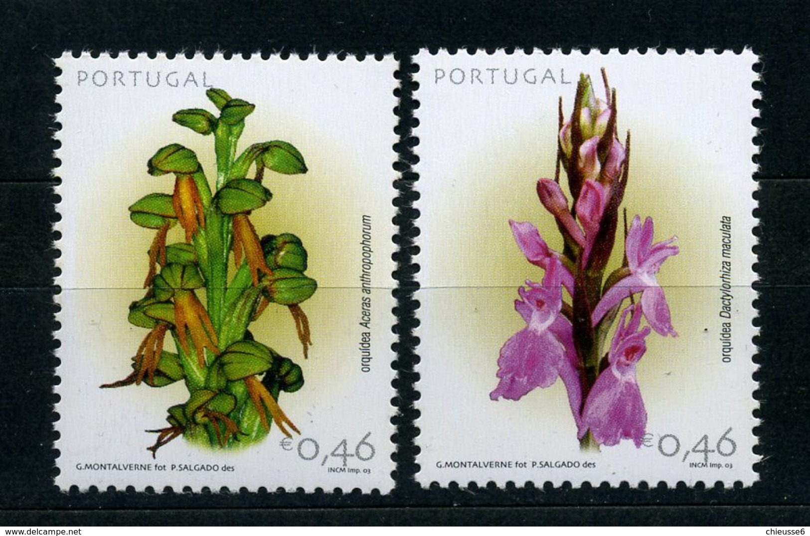 Portugal** N° 2654/2655 -  Fleurs : Orchidées - Ongebruikt