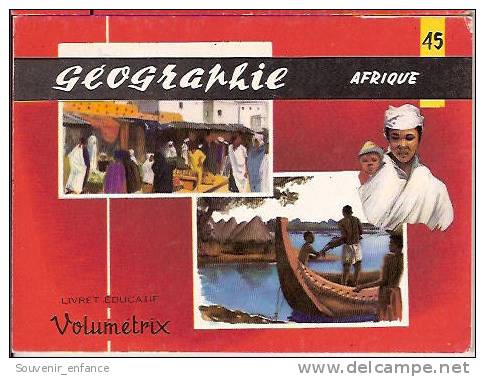 Livret Educatif Volumétrix Ecole Primaire Education Nationale  Histoire Géographie Afrique - Didactische Kaarten