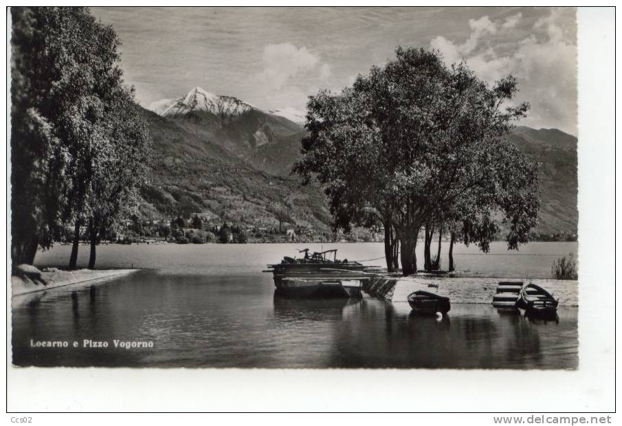 Locarno E Pizzo Vogorno 1950 - Vogorno