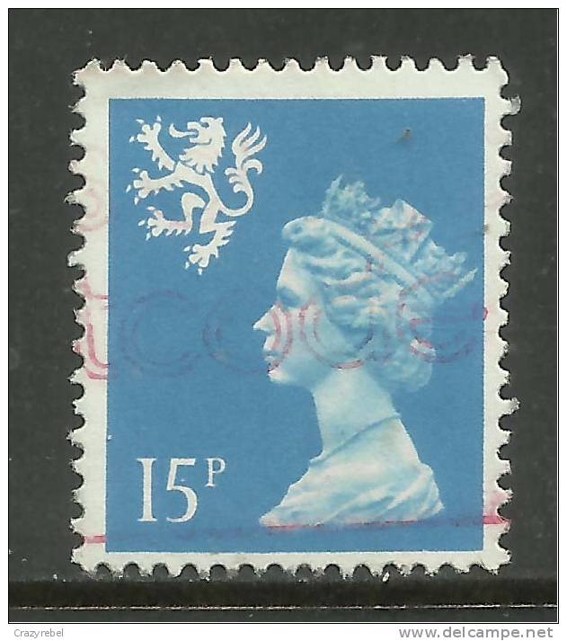 SCOTLAND GB 1989 15p Bright Blue Used Machin SG S56.( K455 ) - Scotland