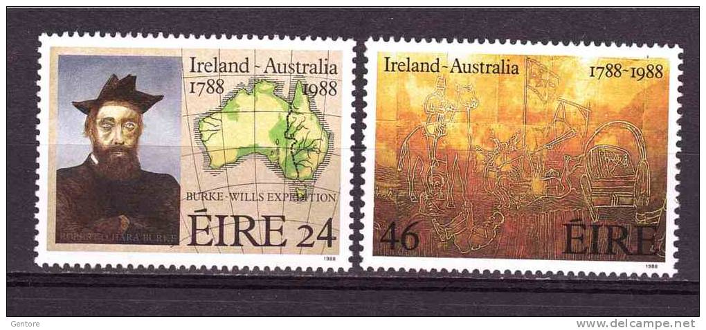 1988 IRELAND  Irish People Abroad  Michel Cat N° 643/44  Absolutely Perfect MNH ** - Other & Unclassified