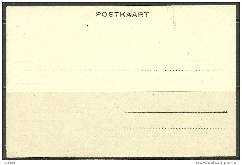 Estland Estonia Estonie Postal Card Insurance Document Company Estonian LLOYD Year 1925 - Banque & Assurance