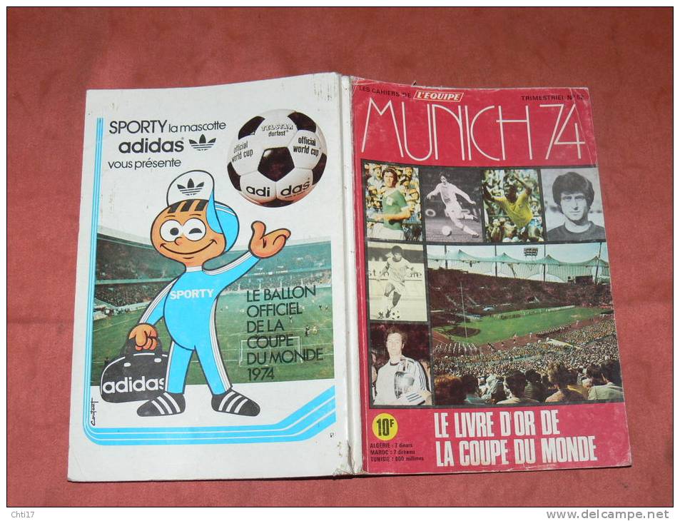 FOOTBALL MUNICH 1974 LES CAHIERS DE L EQUIPE N° 52 COUPE DU MONDE CRUYFF PELE - Libros