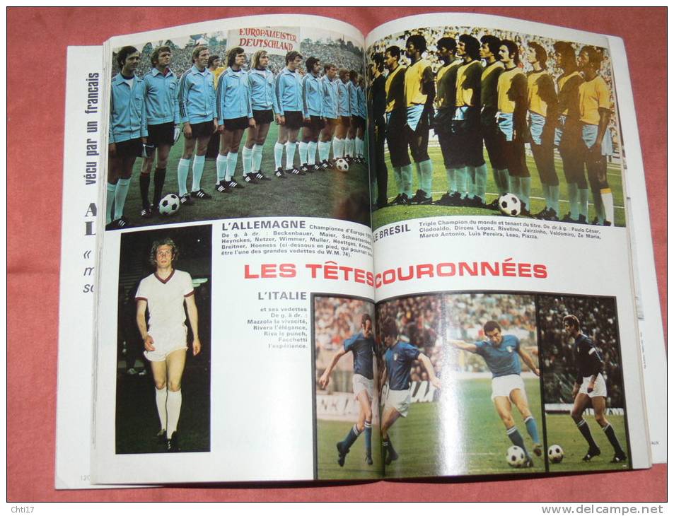 FOOTBALL MUNICH 1974 LES CAHIERS DE L EQUIPE N° 52 COUPE DU MONDE CRUYFF PELE