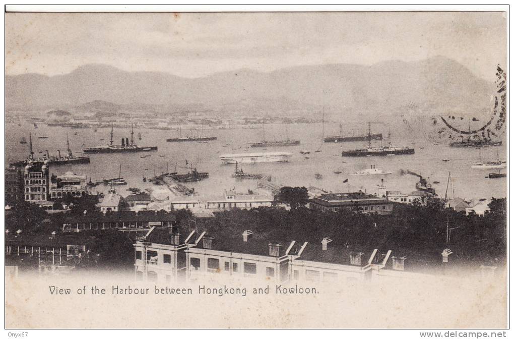 HONG-KONG-CHINE-CHINA- ASIE-ASIA-ASIEN - View Of The Harbour -  VOIR 2 SCANS - - China (Hongkong)