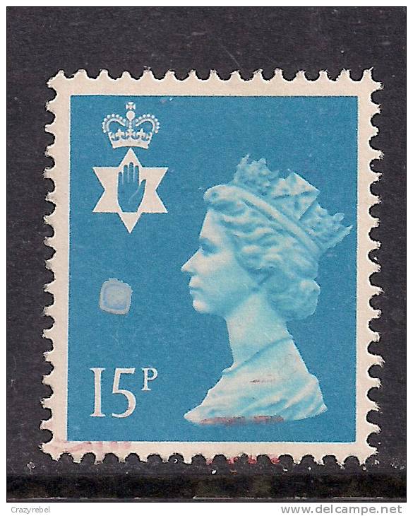 NORTHERN IRELAND GB 1989 15p Bright Blue Used Machin Stamp SG N140... ( K64 ) - Irlanda Del Norte