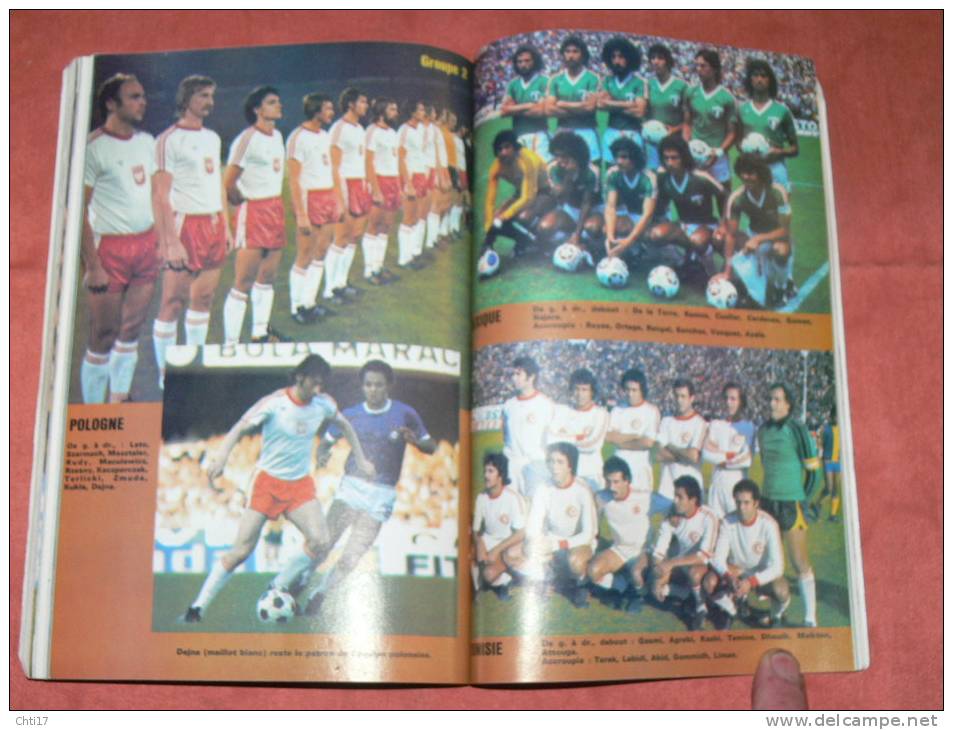 FOOTBALL ARGENTINE 1978 LES CAHIERS DE L EQUIPE 10  COUPES DU MONDE EQUIPE DE FRANCE SAINT ETIENNE MARSEILLE PLATINI