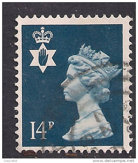 NORTHERN IRELAND GB 1981 14p Deep Blue Used Machin Stamp SG N139... ( K70 ) - Irlanda Del Norte