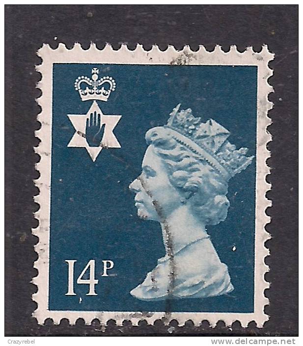 NORTHERN IRELAND GB 1981 14p Deep Blue Used Machin Stamp SG N139... ( K72 ) - Irlanda Del Norte
