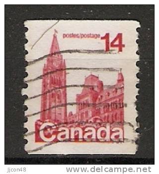 Canada  1977 -86  Difinitives: Parliament  (o) Coil Stamps - Coil Stamps