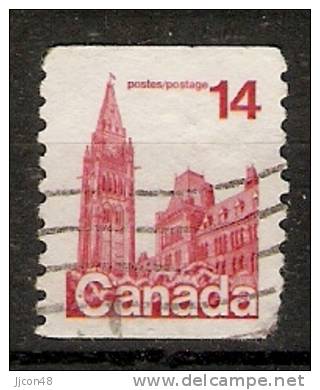 Canada  1977 -86  Difinitives: Parliament  (o) Coil Stamps - Francobolli In Bobina