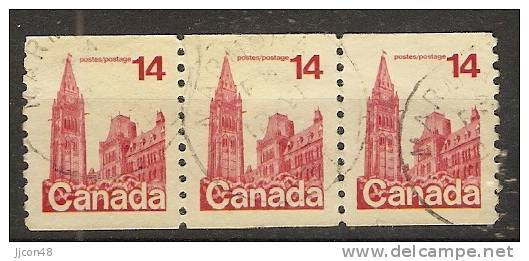Canada  1977 -86  Difinitives: Parliament  (o) Coil Stamps - Roulettes
