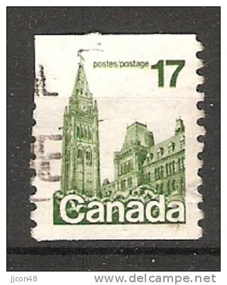 Canada  1977 -86  Difinitives: Parliament  (o) Coil Stamps - Coil Stamps