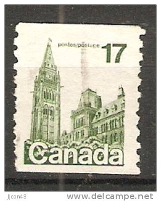 Canada  1977 -86  Difinitives: Parliament  (o) Coil Stamps - Roulettes