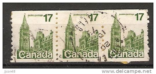 Canada  1977 -86  Difinitives: Parliament  (o) Coil Stamps - Roulettes
