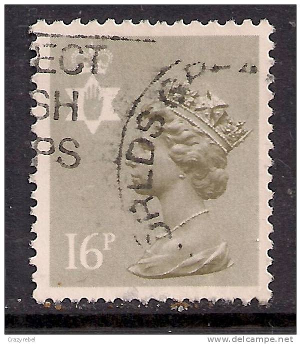 NORTHERN IRELAND GB 1983 16p Drab Used Machin Stamp SG N142...( K76 ) - Irlanda Del Norte