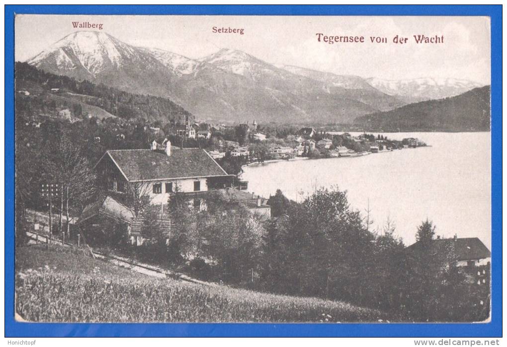 Deutschland; Tegernsee; Panorama Von Der Wacht; 1920 - Tegernsee