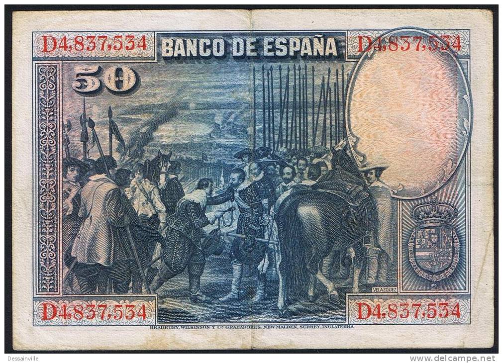 50 PESETAS  EDIFIL N° C5  DIEGO VELAZQUEZ - 50 Peseten