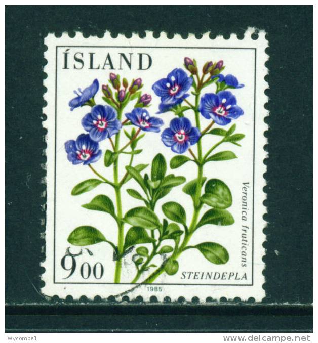 ICELAND - 1985 Flowers 9k Used (stock Scan) - Gebraucht