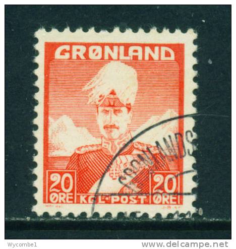 GREENLAND - 1938 Christian X 20o Used (stock Scan) - Used Stamps