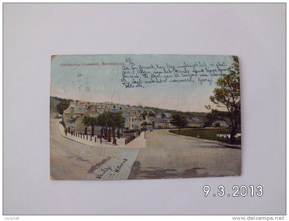 Burntisland. - Craigholm Crescent.(25 - 4 - 1904) - Fife