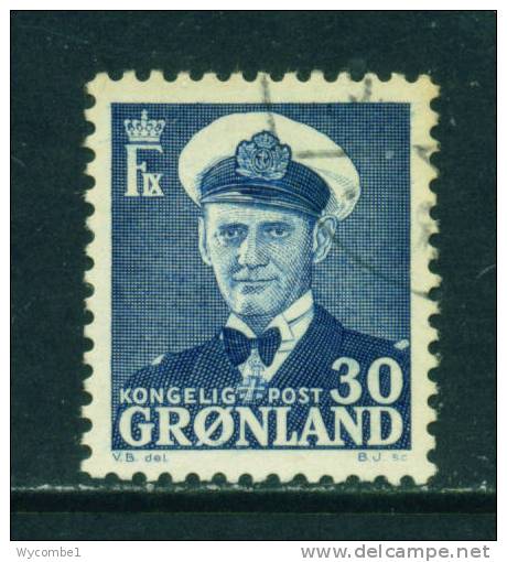 GREENLAND - 1950 Frederick IX 30o Used (stock Scan) - Gebraucht