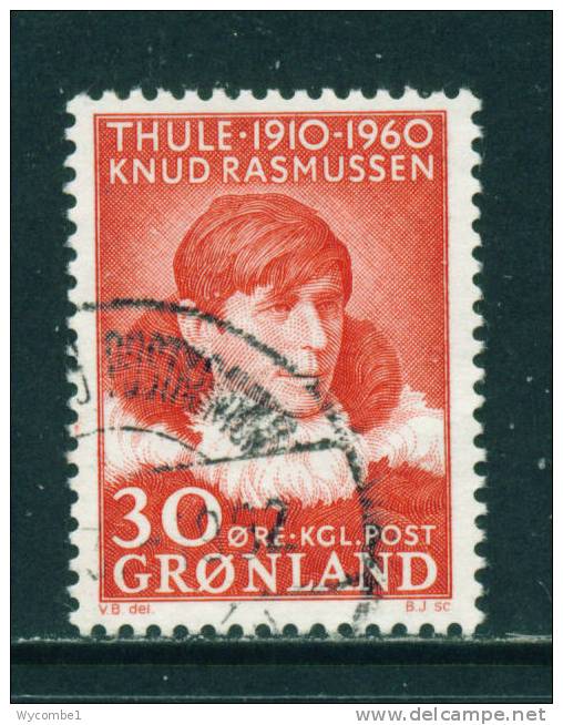GREENLAND - 1960 Rasmussen  30o Used (stock Scan) - Oblitérés