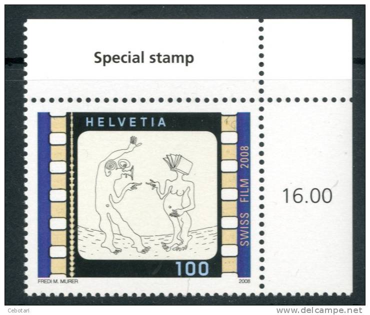 SVIZZERA / HELVETIA 2008** - "Swiss Film 2008 - 1 Val. MNH Come Da Scansione - Unused Stamps