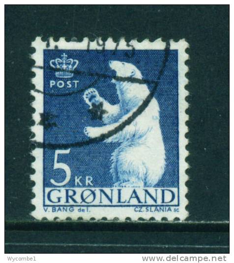 GREENLAND - 1963 Polar Bear 5k Used (stock Scan) - Used Stamps