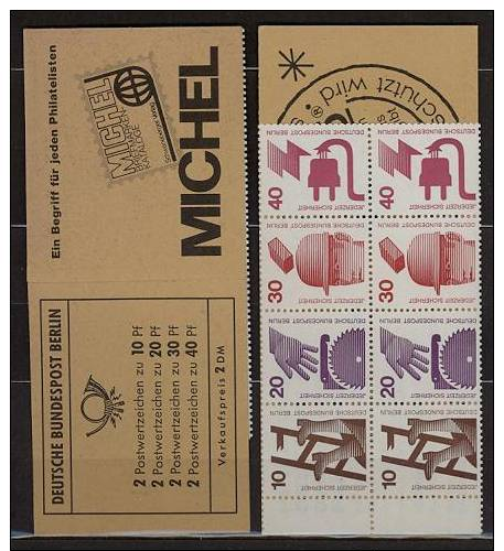 Berlin 1972  Markenheftchen Mi: 8 AoZ Postfrisch/MNH/** - Markenheftchen