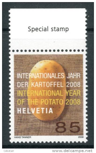 SVIZZERA / HELVETIA 2008** - Anno Internazionale Della Patata - 1 Val. MNH  Come Da Scansione - Nuevos