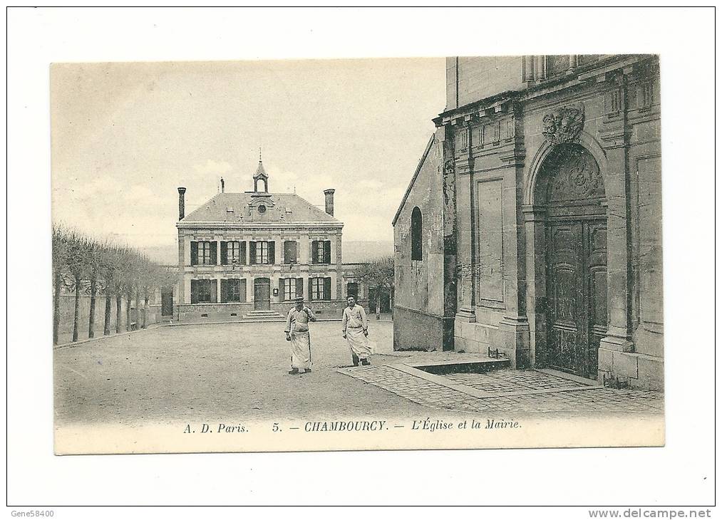 78 - Chambourcy L'Eglise Et La Mairie - Chambourcy