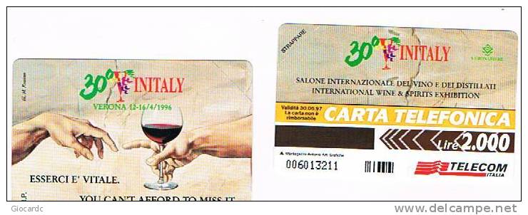 TELECOM ITALIA - OMAGGIO PRIVATE - CAT. C.&C. 3377 -  30^ VINITALY, A VERONA       2.000 - NUOVA - Private-Omaggi