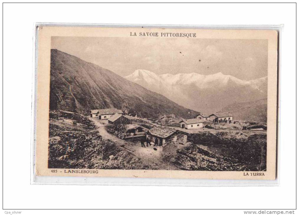 73 LANSLEBOURG (environs) La Turra, Vue Générale, Ed Girod 485, Savoie Pittoresque, 1934 - Autres & Non Classés